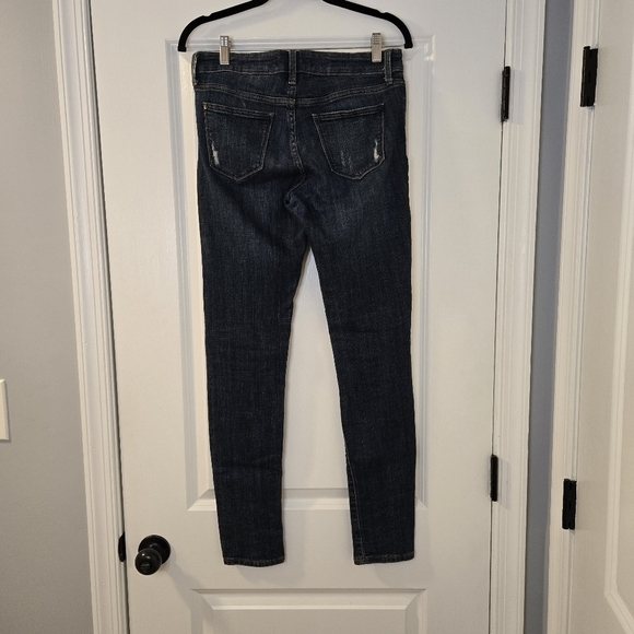 Eunina Jeans Women's Lauren Mid Rise Skinny Distressed Jeans Size 5 - Picture 2 of 12